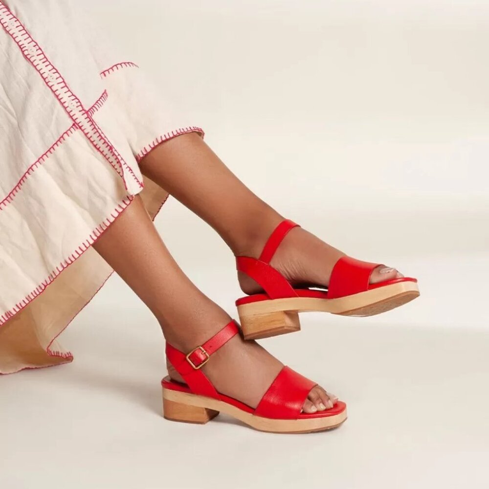 Charlotte Stone Allie Shoes in Rouge